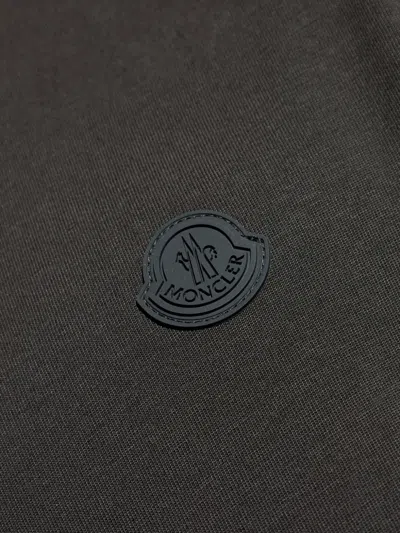 Moncler Logo-patch Long-sleeve T-shirt In Black