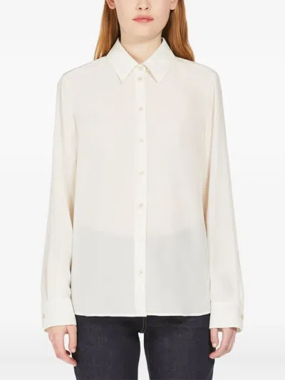 Weekend Max Mara Point-collar Gathered-cuff Shirt