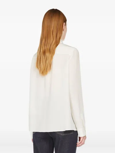 Weekend Max Mara Point-collar Gathered-cuff Shirt