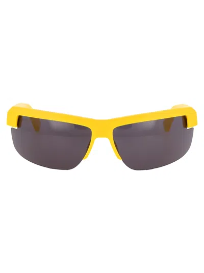 Off-white Yellow Acetate Sunglasses
