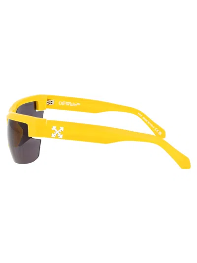 Off-white Yellow Acetate Sunglasses