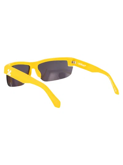 Off-white Yellow Acetate Sunglasses