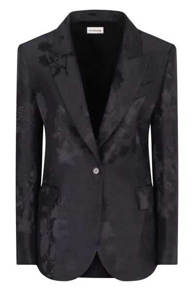 P.a.r.o.s.h Parosh Single-breasted One Button Jacket