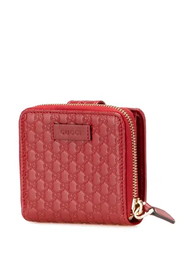 Pre-owned Gucci 2000-2015 Microssima Zip Around Wallet Small Wallets