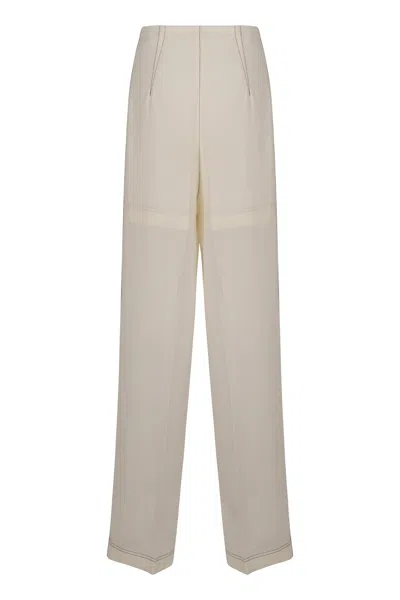 Philosophy Di Lorenzo Serafini Layered Visible-stitching Trousers In Neutral