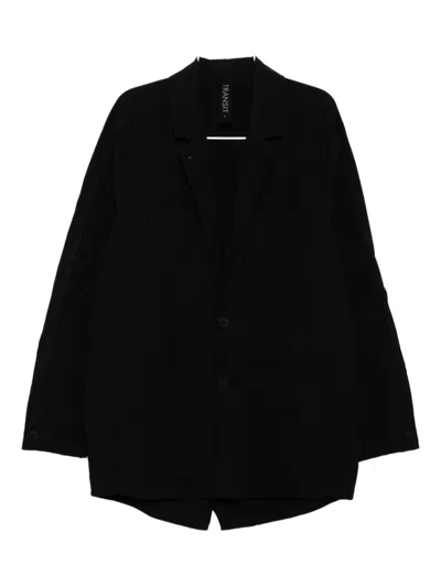 Transit Single-breasted Blazer In Black