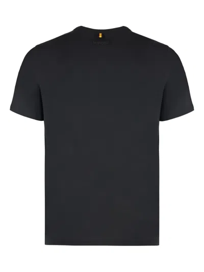 K-way Logo T-shirt In Black