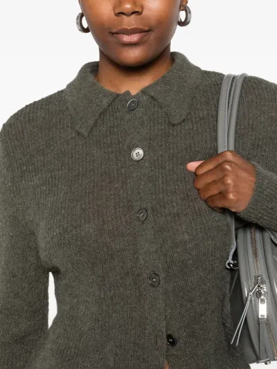 Our Legacy Mazzy Cardigan In Green
