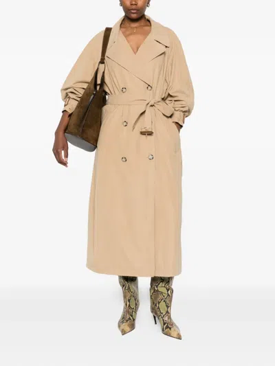 Isabel Marant Elea Belted Double-breasted Trench Coat