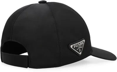 Prada Black Re-nylon Baseball Cap