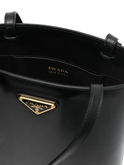 Prada Triangle Logo-plaque Bucket Bag