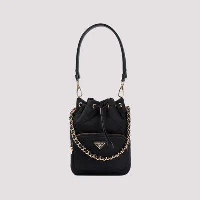 Prada Black Re-nylon Bucket Bag