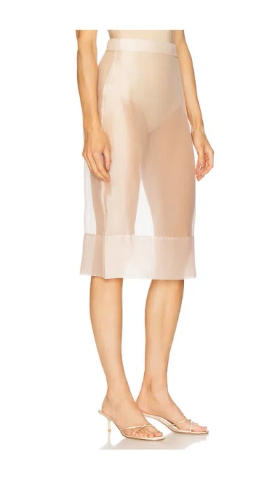 Lovers & Friends Kelsie Sheer Midi Skirt