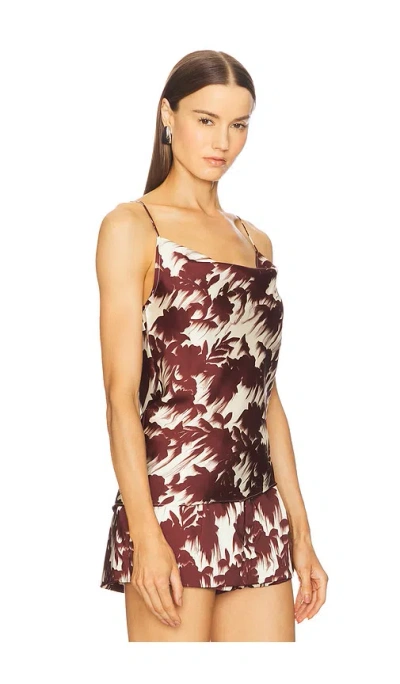 Marques' Almeida Light Weight Drill Slip Top In Brown