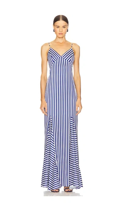 Katie May Tiki Gown In Blue