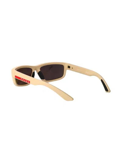 Prada Rectangle-frame Sunglasses In Neutral