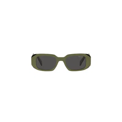 Prada Woman Sunglasses Pr 17ws In Green