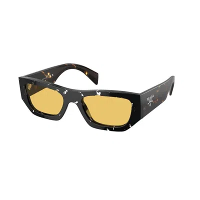 Prada Unisex Sunglasses Pr A01s In Black
