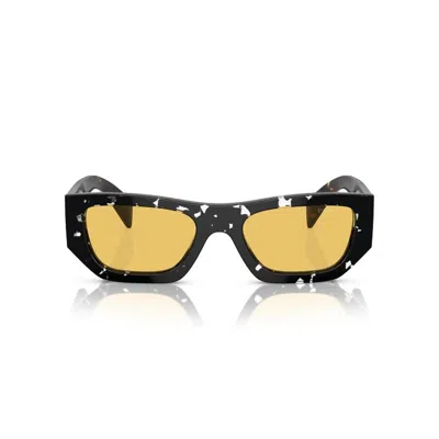 Prada Unisex Sunglasses Pr A01s In Black