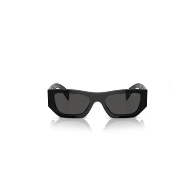 Prada Geometrische Sonnenbrille In Black