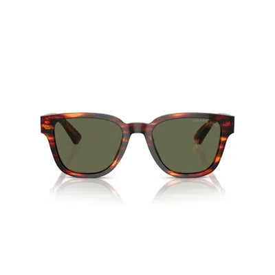 Prada 52mm Polarized Pillow Sunglasses In Brown