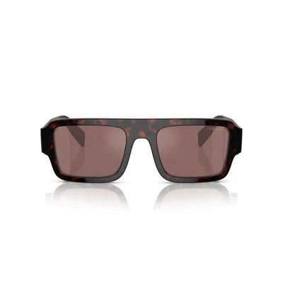 Prada Eyewear Square Frame Sunglasses In Brown