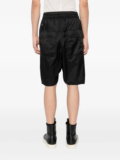 Rick Owens X Champion Bermuda Shorts With Drawstring Trousers Black