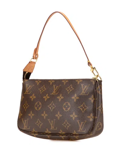 Pre-owned Louis Vuitton 2000 Monogram Pochette Accessoires Shoulder Bag