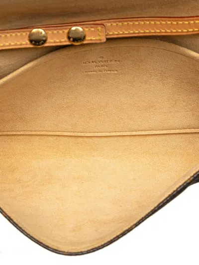 Pre-owned Louis Vuitton 2000 Monogram Pochette Twin Gm Crossbody Bag