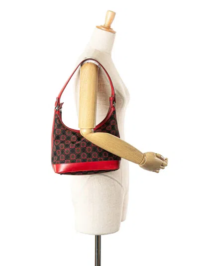 Pre-owned Ferragamo 2010-2020 Gancini Canvas Shoulder Bag