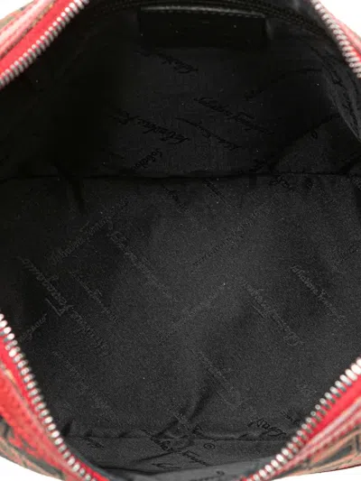 Pre-owned Ferragamo 2010-2020 Gancini Canvas Shoulder Bag