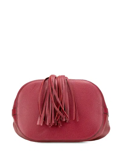 Pre-owned Gucci 2000-2015 Pebbled Calfskin Miss Bamboo Bucket Bag