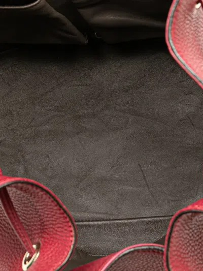 Pre-owned Gucci 2000-2015 Pebbled Calfskin Miss Bamboo Bucket Bag