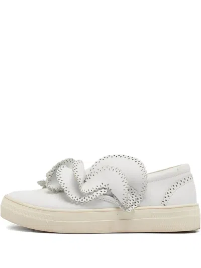 Pre-owned Sophia Webster  Ruffle Detail Slip-on Sneakers