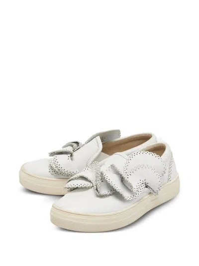 Pre-owned Sophia Webster  Ruffle Detail Slip-on Sneakers