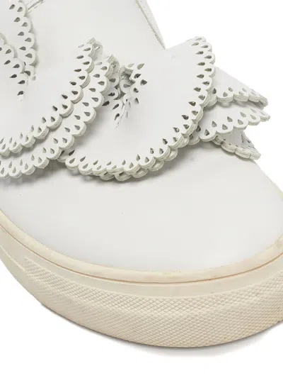 Pre-owned Sophia Webster  Ruffle Detail Slip-on Sneakers