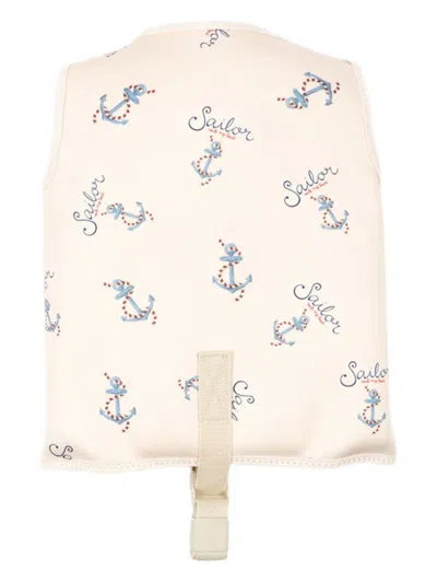 Konges Sløjd Anchor-print Float Vest In Nude
