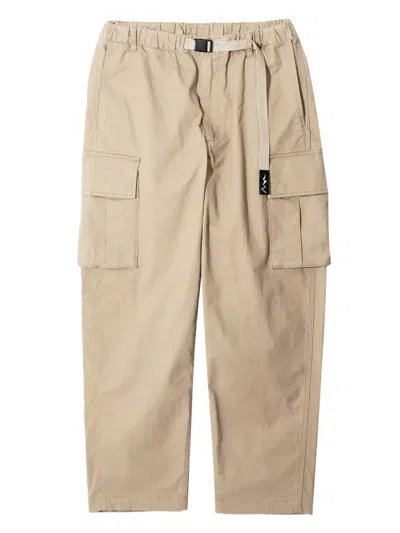 Manastash Cargo Pocket Elastic-waist Trousers In Neutral