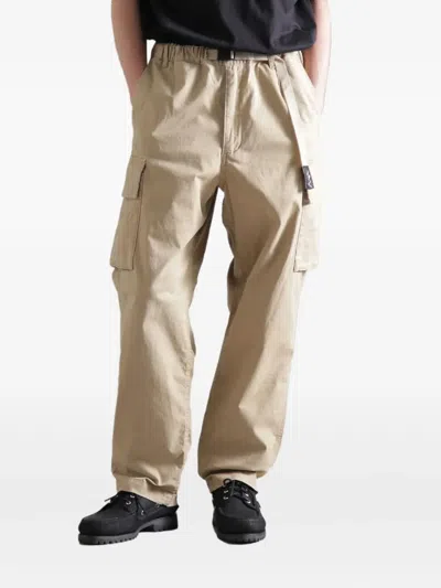 Manastash Cargo Pocket Elastic-waist Trousers In Neutral