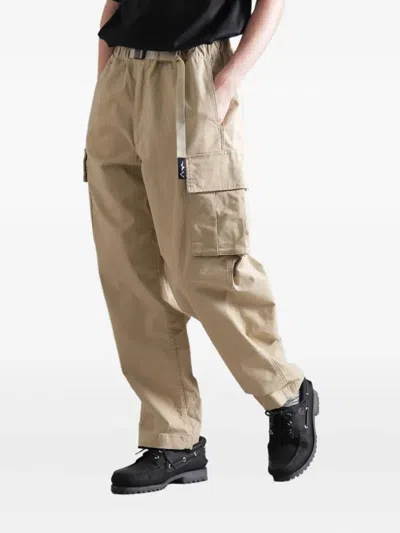 Manastash Cargo Pocket Elastic-waist Trousers In Neutral
