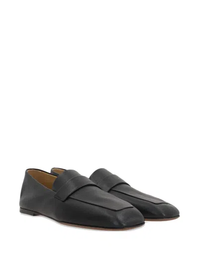 The Row Awar Flat Loafers In Black