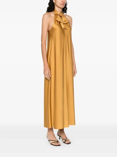 Forte Forte Halterneck Dress In Yellow