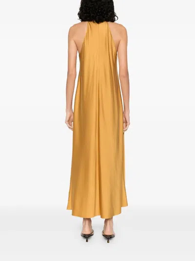 Forte Forte Halterneck Dress In Yellow