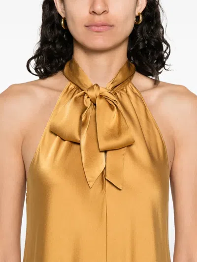 Forte Forte Halterneck Dress In Yellow