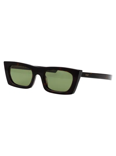 Retrosuperfuture Havana 3627 Acetate Sunglasses In Black