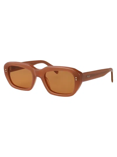 Retrosuperfuture Orange Acetate Sunglasses In Brown