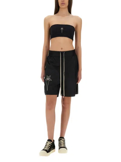 Rick Owens X Champion Shorts With Logo