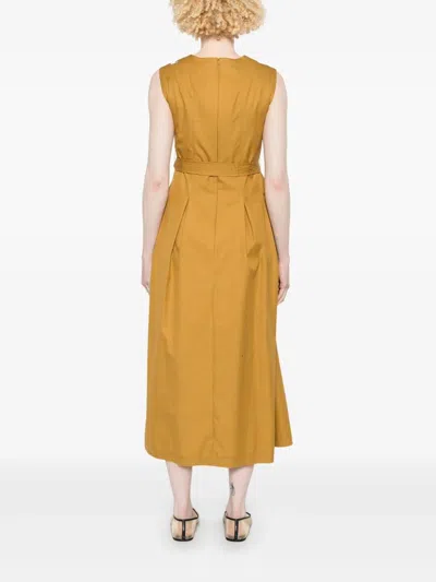 's Max Mara S Max Mara Sm Amina Ocre Dress