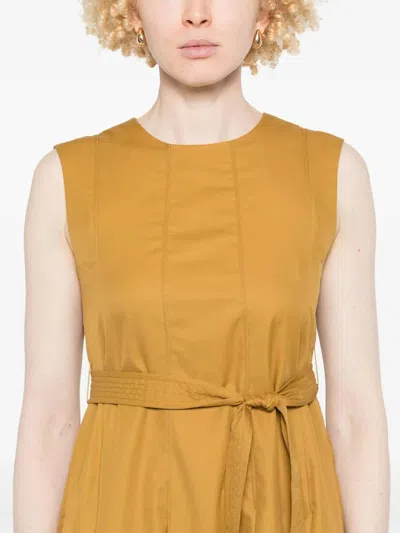 's Max Mara S Max Mara Sm Amina Ocre Dress