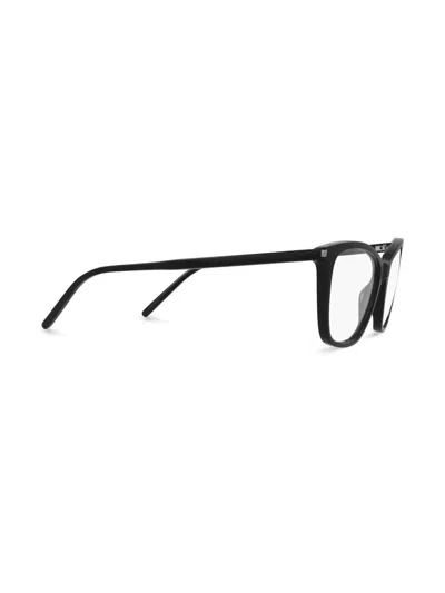 Saint Laurent Black Black Transparent Acetate Glasses